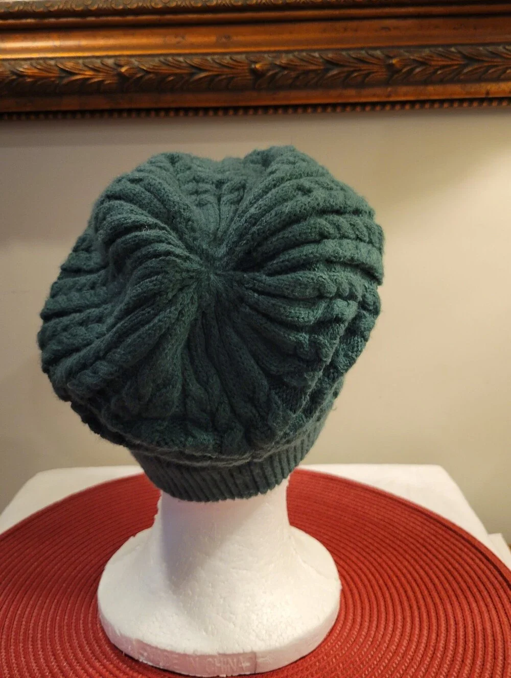 🌿EUC~Duluth Trading Co Teal Cable Knit Beanie